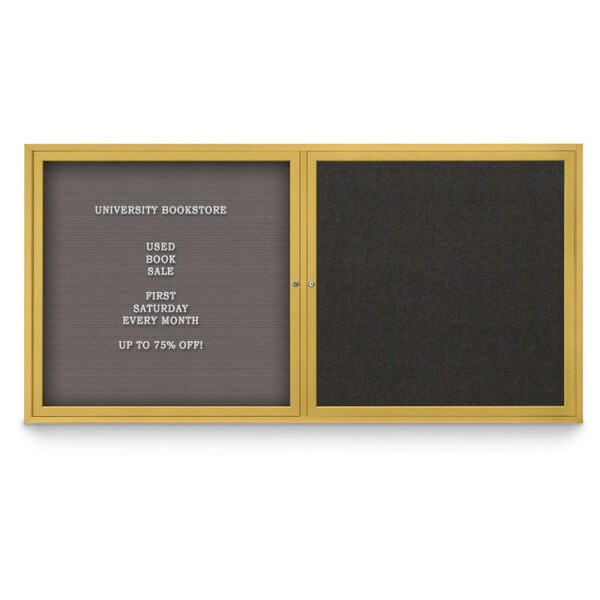 Corkboard, Cobalt Accent/Black, 48"x36"